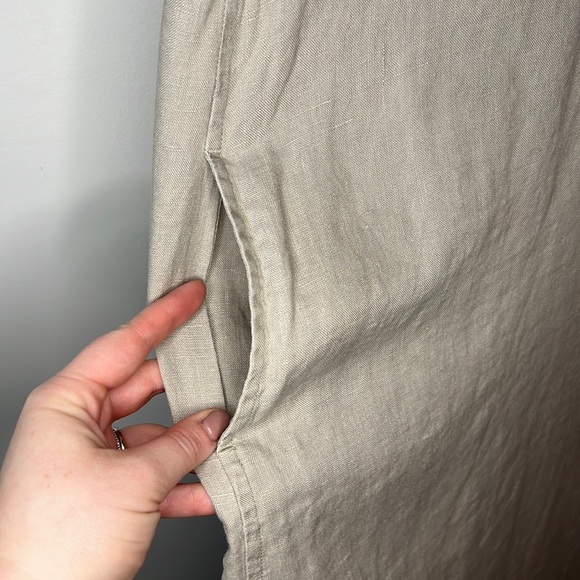 J. Jill Pure Jill Linen Sleeveless Knee Length Dress - Picture 6 of 9